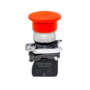 Кнопка грибовидная "тяни-толкай", красная, 40 мм, 1NC, IP65, металл (Изображение 2)