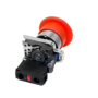 Кнопка грибовидная "тяни-толкай", красная, 40 мм, 1NC, IP65, металл (Изображение 4)
