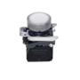 Кнопка белая с подсветкой, 1NO, 220V AC/DC, IP65, металл (Изображение 2)