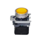 Кнопка желтая с подсветкой, 1NO, 220V AC/DC, IP65, металл (Изображение 2)