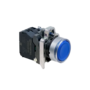 Кнопка синяя с подсветкой, 1NO, 24V AC/DC, IP65, металл (Изображение 3)