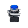 Кнопка синяя с подсветкой, 1NO, 220V AC/DC, IP65, металл (Изображение 2)