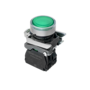 Кнопка зеленая с подсветкой, 1NO, 24V AC/DC, IP65, металл (Изображение 1)
