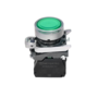 Кнопка зеленая с подсветкой, 1NO, 24V AC/DC, IP65, металл (Изображение 2)