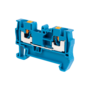 Клемма push-in проходная, 4 мм², синяя (Изображение 1)
