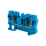 Клемма пружинная проходная, 6 мм², синяя (Изображение 1)